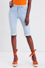 thumbnail: Cache Cache slim fit korte jeans lichtblauw