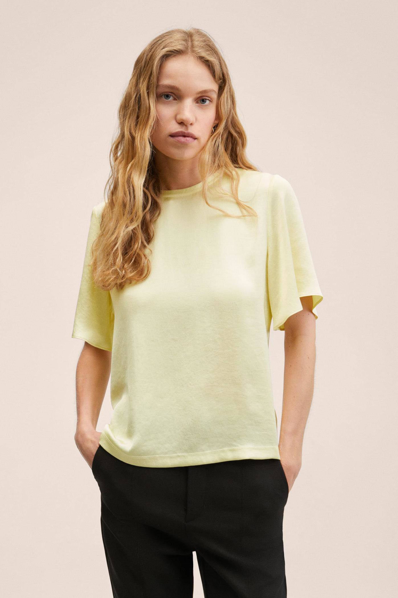 Mango grote maten t-shirts voor dames 