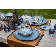 thumbnail: Cosy & Trendy Serviesset Aicha Blue 12-delig / 4 personen - 4 dinerborden, 4 ontbijtborden en 4 diepe borden