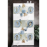 thumbnail: Cosy & Trendy Serviesset Aicha Blue 12-delig / 4 personen - 4 dinerborden, 4 ontbijtborden en 4 diepe borden