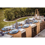 thumbnail: Cosy & Trendy Serviesset Aicha Blue 12-delig / 4 personen - 4 dinerborden, 4 ontbijtborden en 4 diepe borden