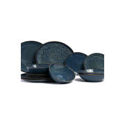 thumbnail: Cosy & Trendy Serviesset Aicha Blue 12-delig / 4 personen - 4 dinerborden, 4 ontbijtborden en 4 diepe borden