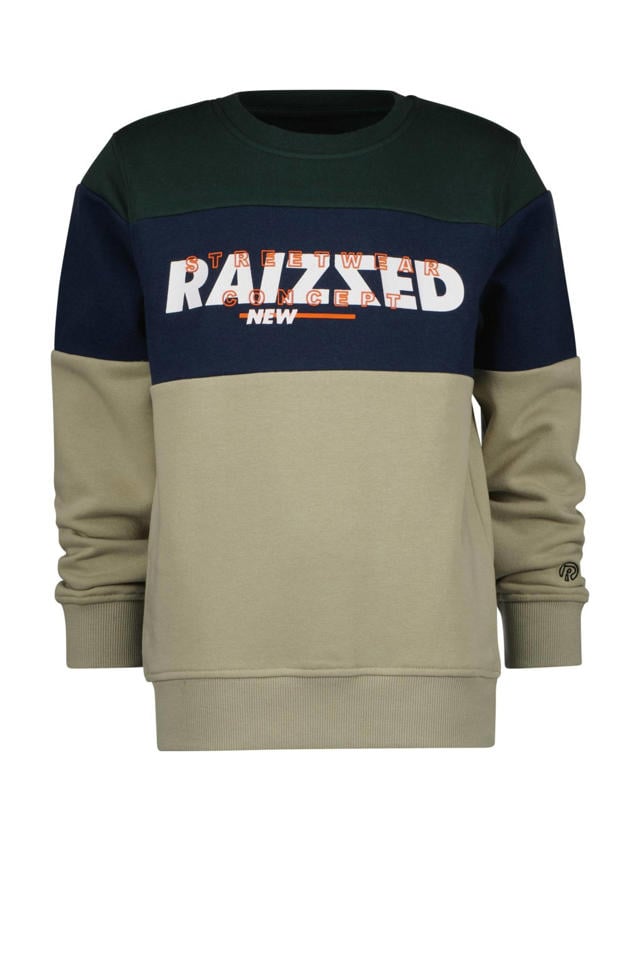 Raizzed trui Notham groen/zwart wehkamp - Main Image