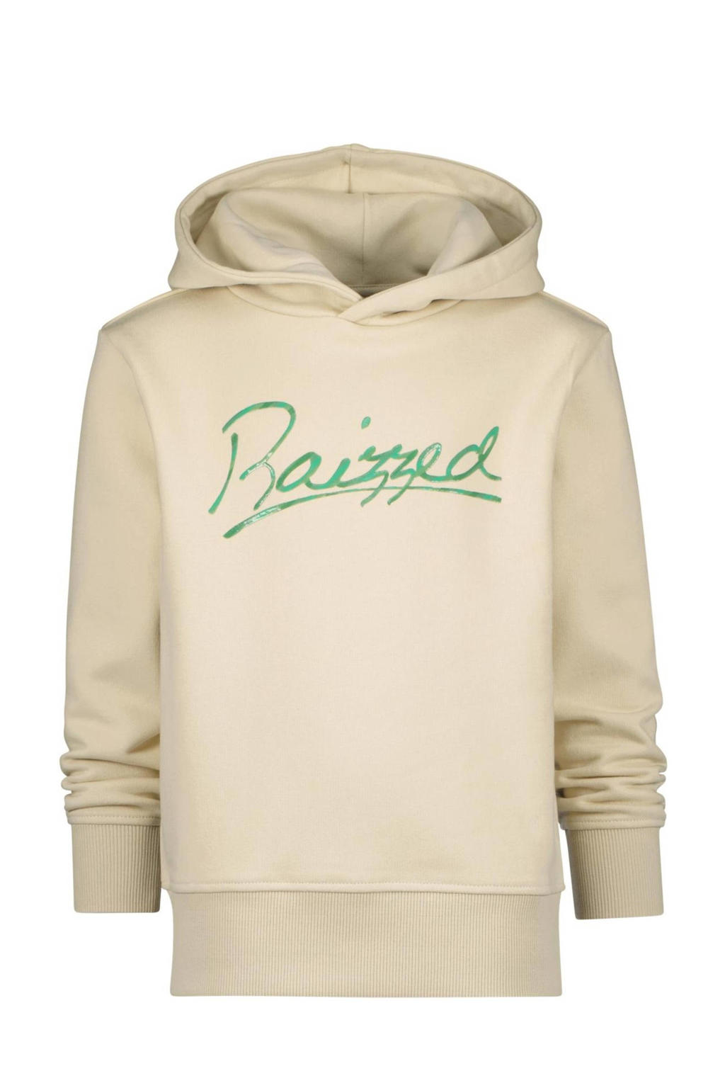 Raizzed hoodie Valencia met logo cremewit