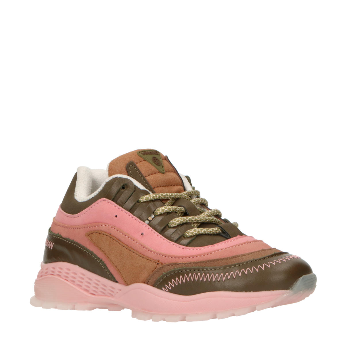 Koe Chronisch Onderscheid Vingino Fenna leren sneakers roze/multi | wehkamp