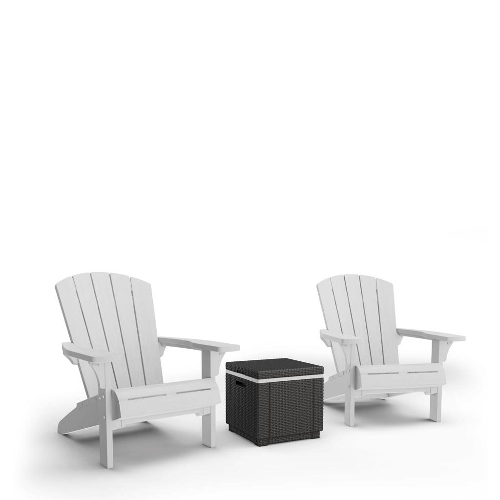 Keter loungestoelen set Troy Adirondack wehkamp