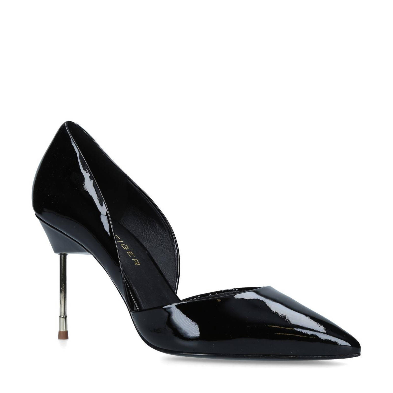 Kurt Geiger Bond 90 lakleren pumps zwart | wehkamp