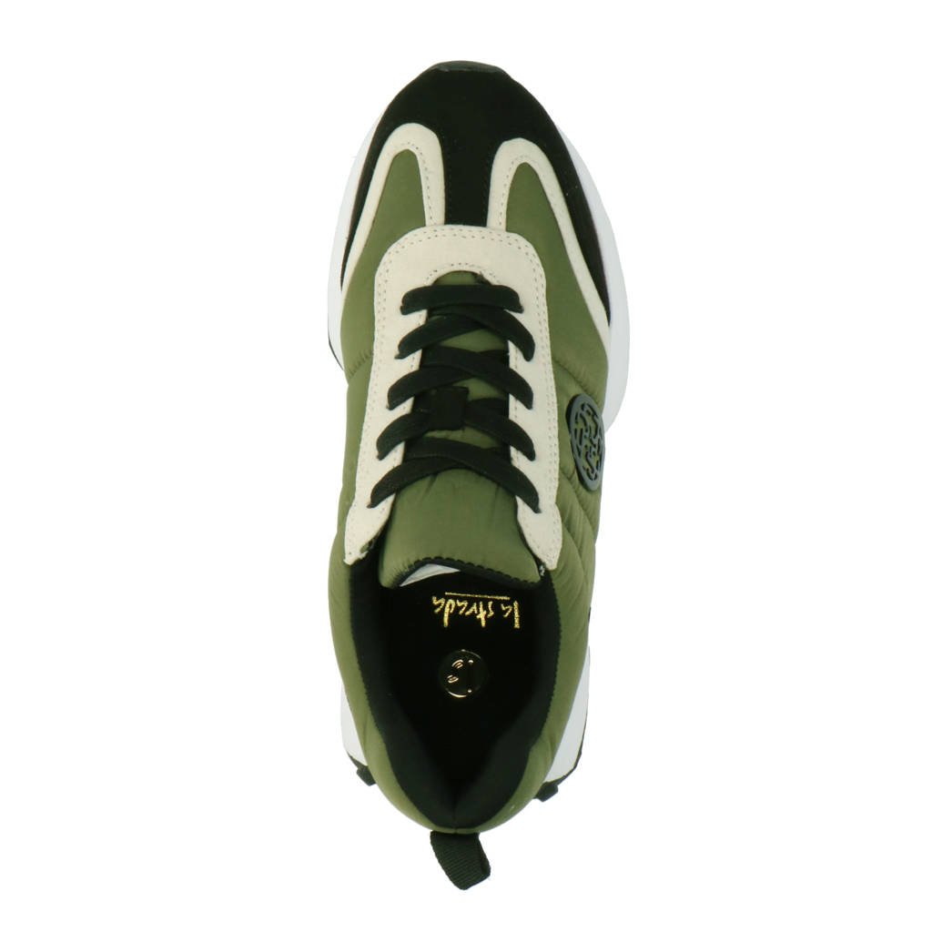 La Strada sneakers groen/zwart wehkamp