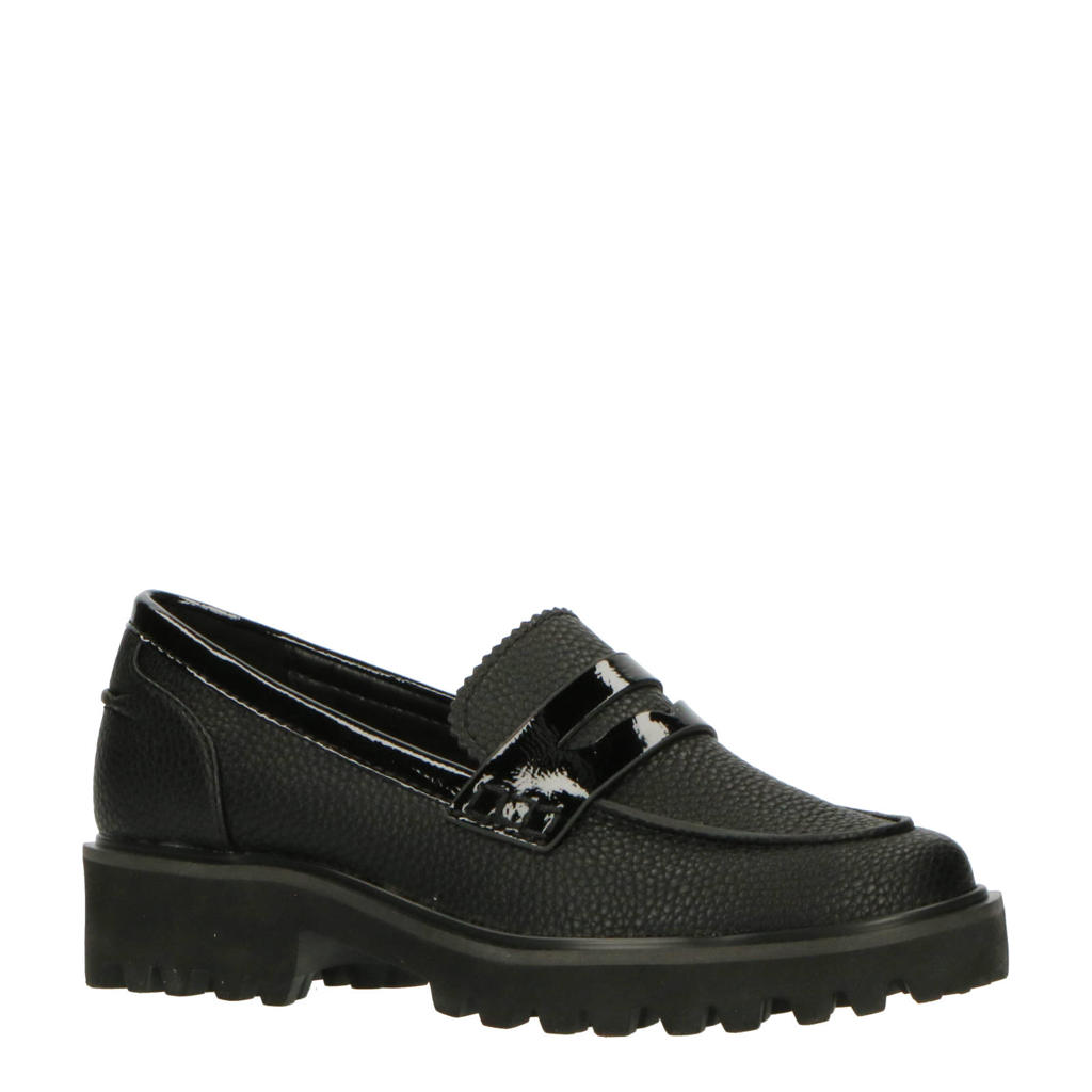La Strada   loafers zwart
