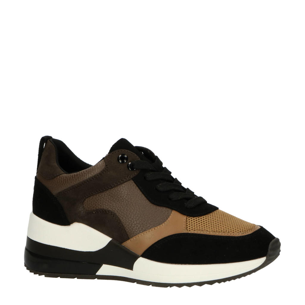 La Strada   sneakers zwart/bruin