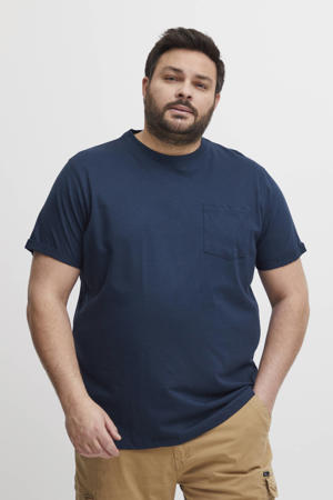 T-shirt Plus Size van katoen dress blues