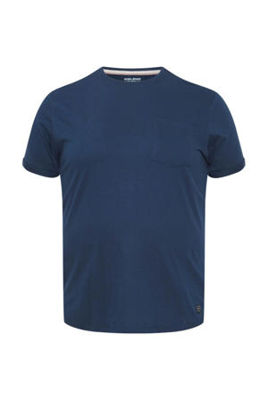 T-shirt Plus Size van biologisch katoen dress blues
