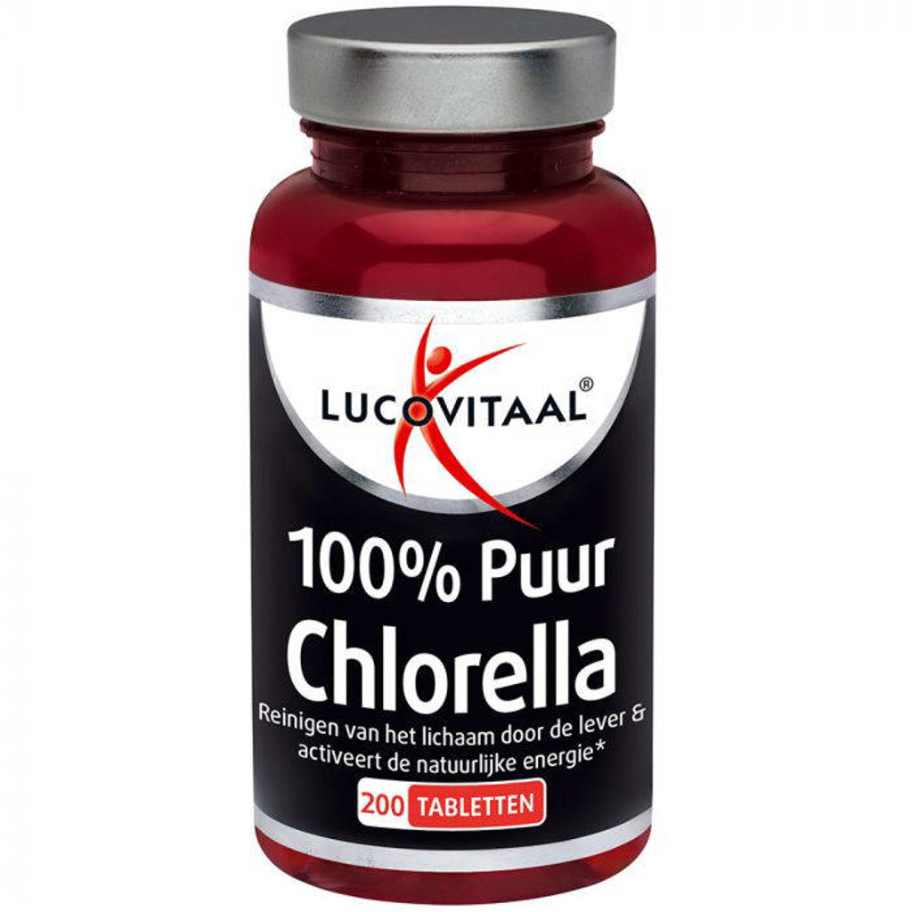 Lucovitaal Chlorella 100% Puur - 200 tabletten