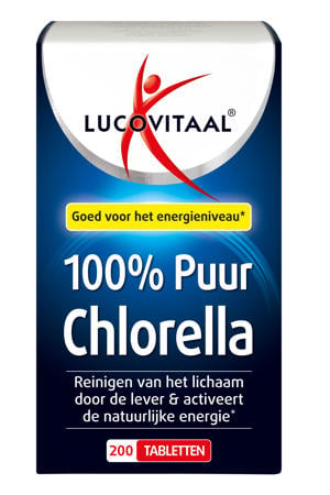 Wehkamp Lucovitaal Chlorella 100% Puur - 200 tabletten aanbieding