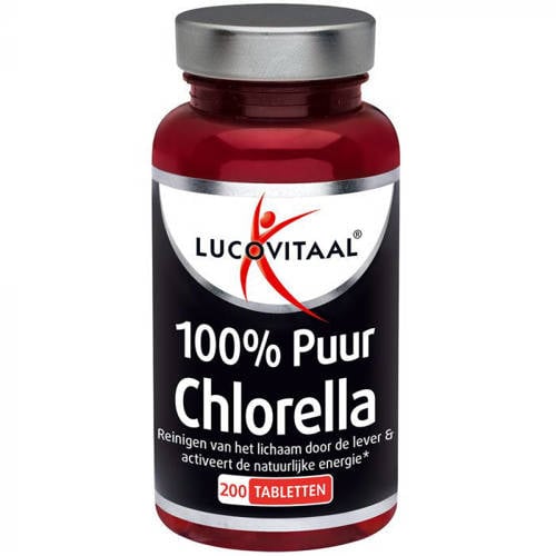 Wehkamp Lucovitaal Chlorella 100% Puur - 200 tabletten aanbieding