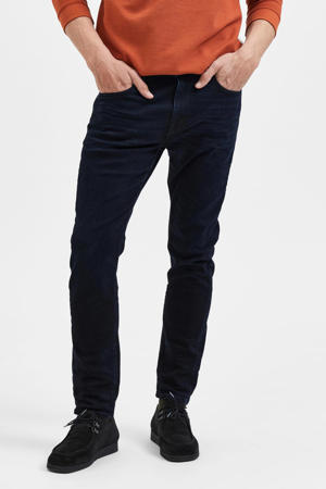 slim fit jeans SLHLEON blue black denim
