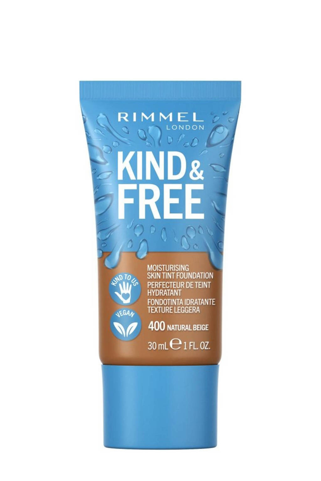 Rimmel London Kind & Free Vegan foundation - 400 Natural Beige