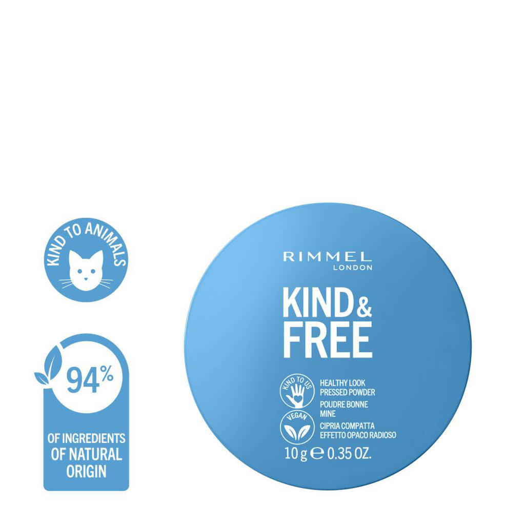 Rimmel London Kind & Free pressed powder 01 Translucent wehkamp
