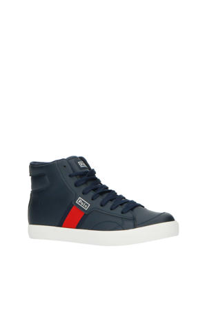 Ervin Mid sneakers donkerblauw/rood