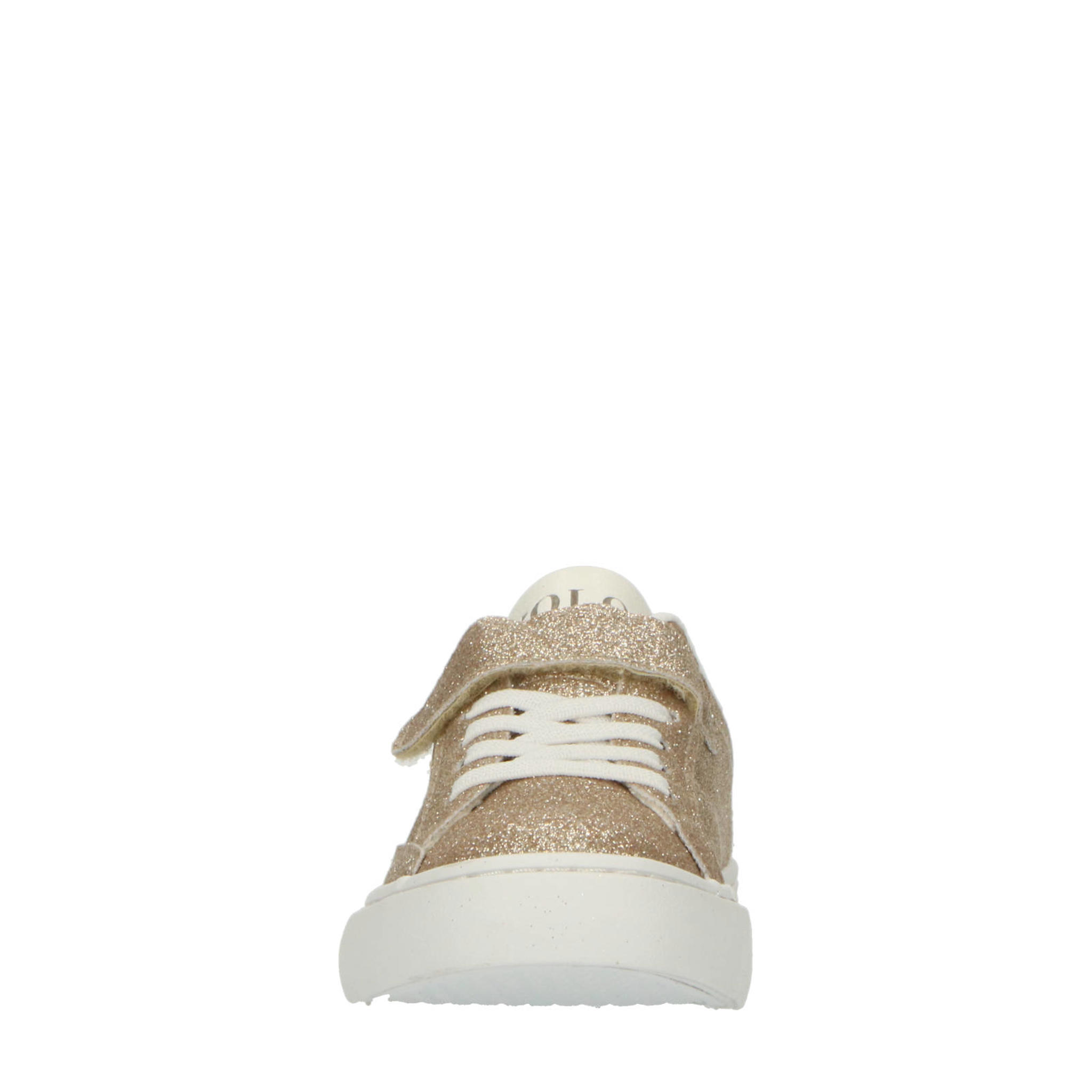 POLO Ralph Lauren Theron IV PS sneakers met glitters goud wehkamp