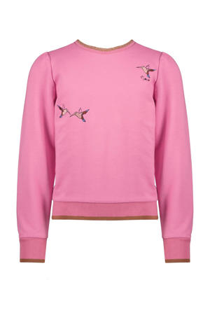 sweater Kate met printopdruk roze
