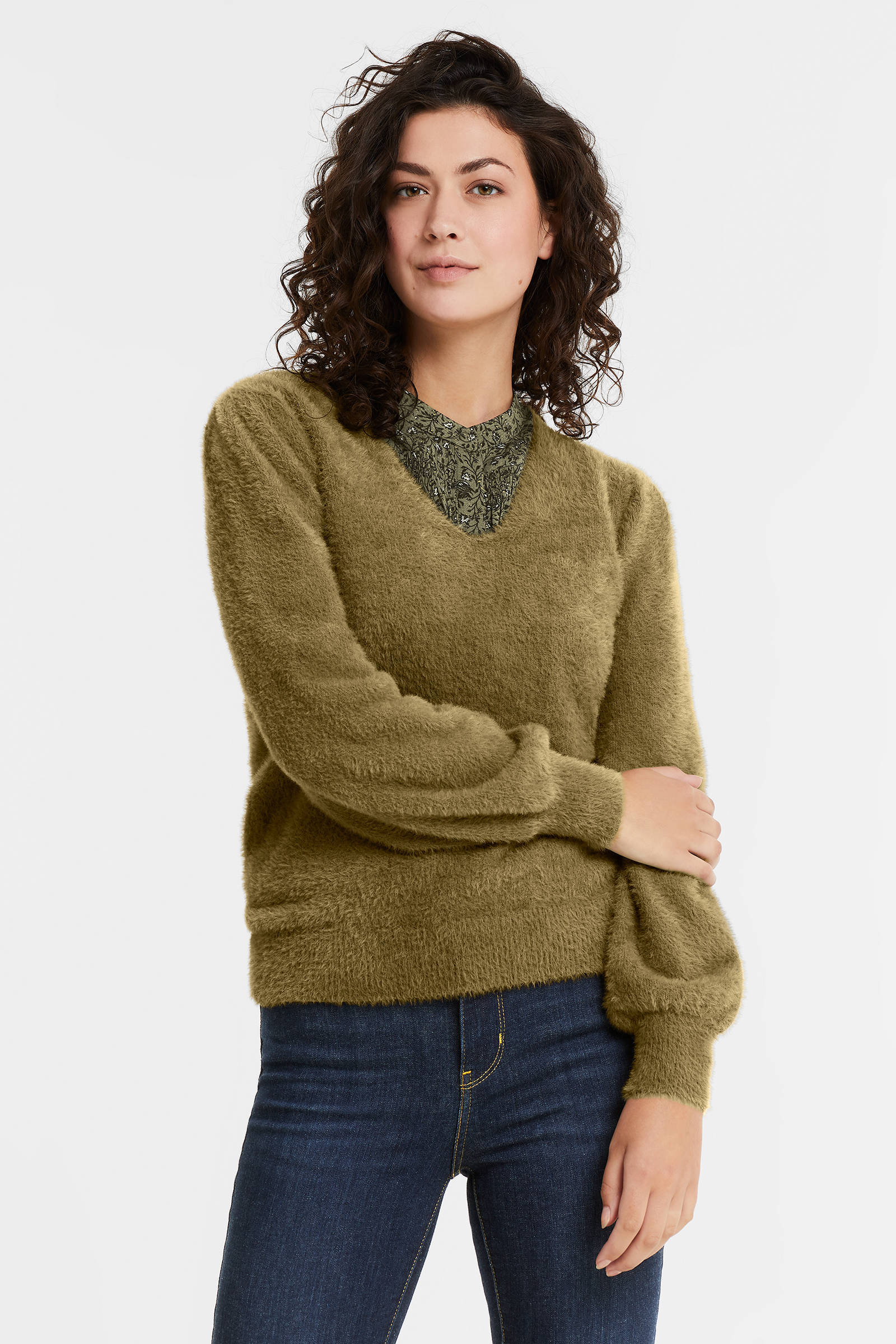 Amazon Dames Kleding Truien & Vesten Truien Sweaters Dames capuchontrui P-ho16001 