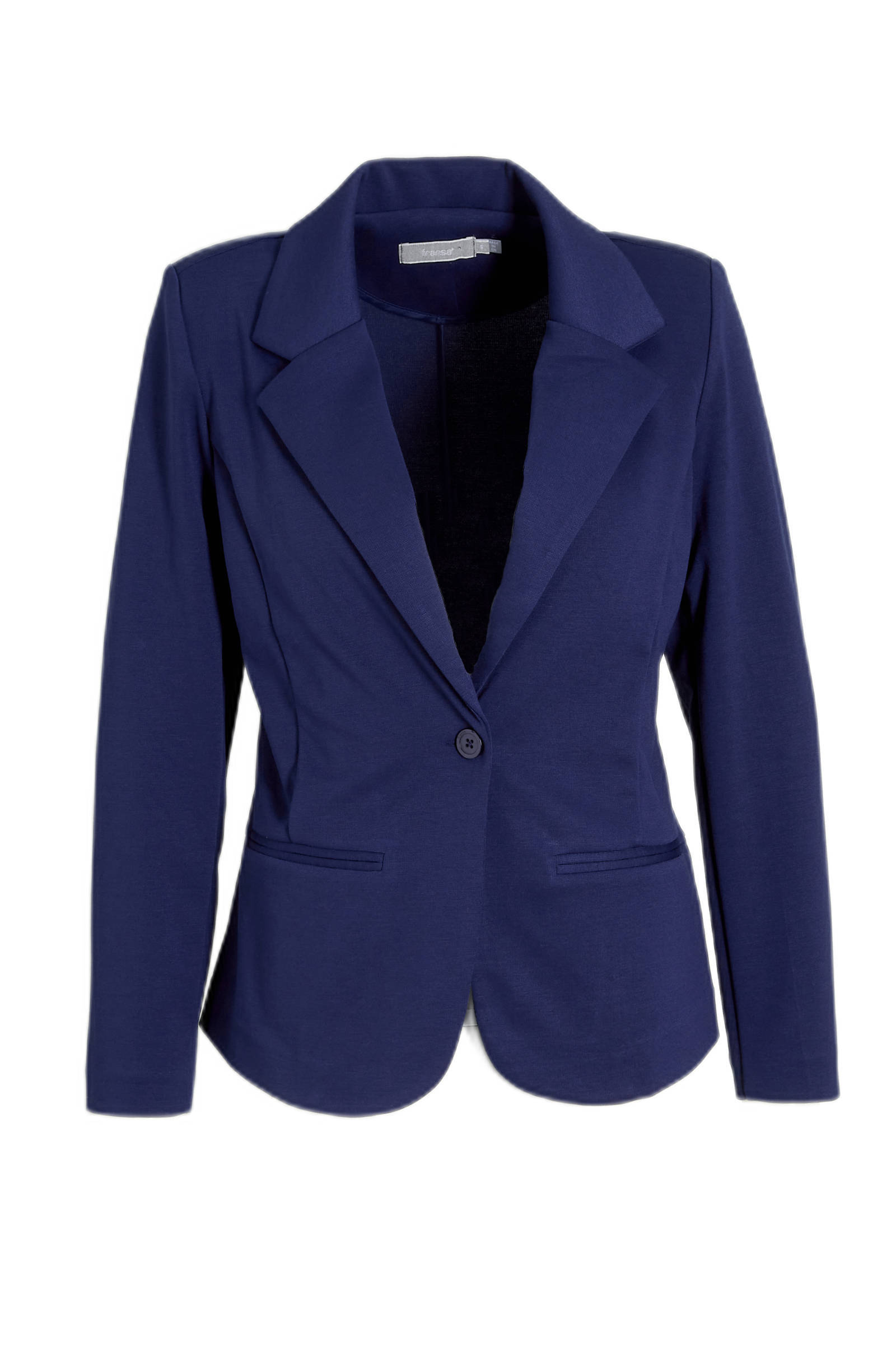 Mode Blazers Jersey blazers Smith&Soul Jersey blazer blauw casual uitstraling 