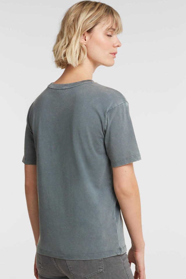 Geisha T-shirt grijs wehkamp