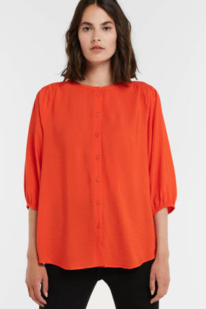 blouse oranje