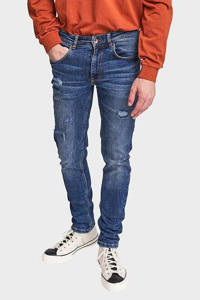 Redefined Rebel slim fit jeans RRStockholm Destroy island blue