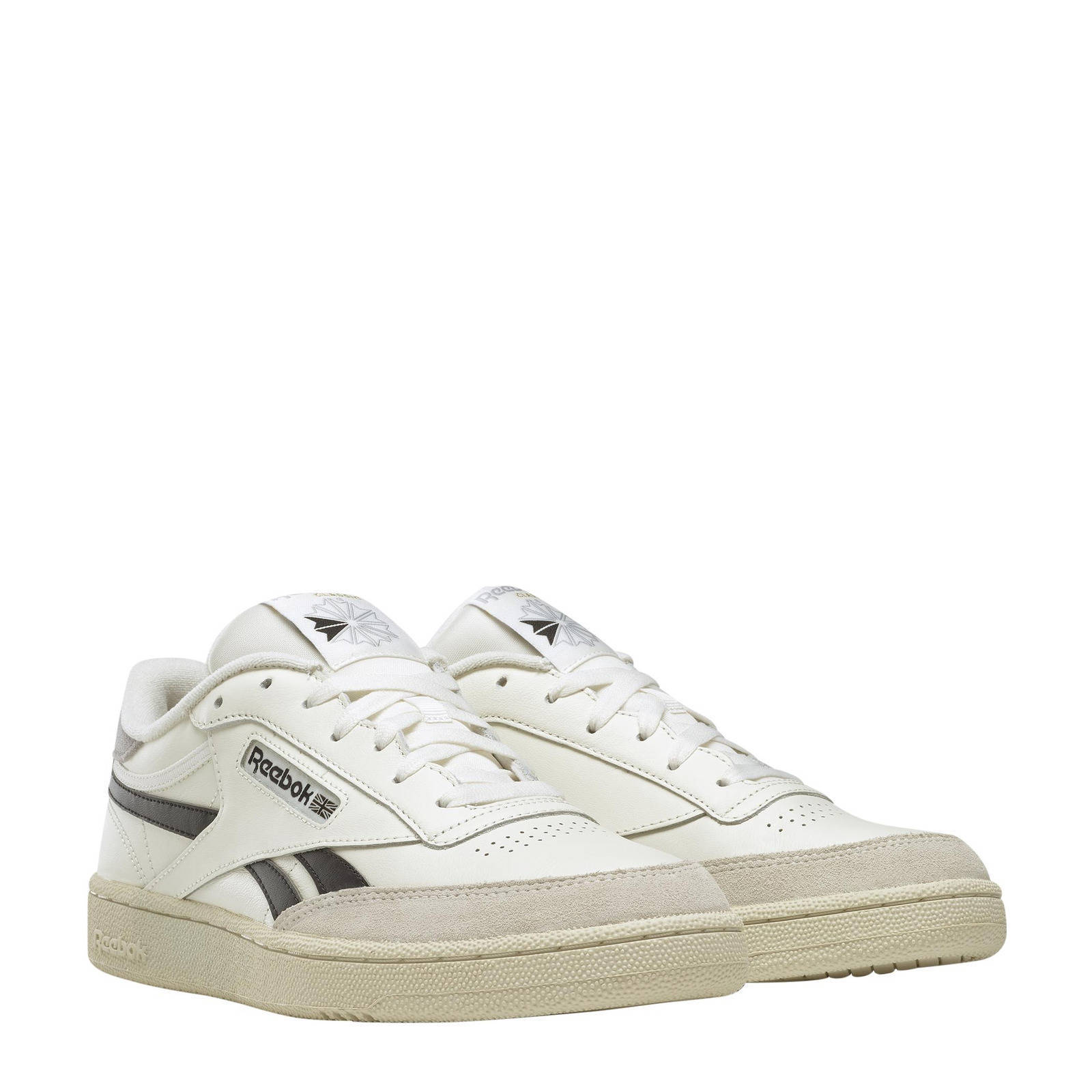 Reebok Classics Club C Revenge sneakers ecru/zwart/grijs | wehkamp
