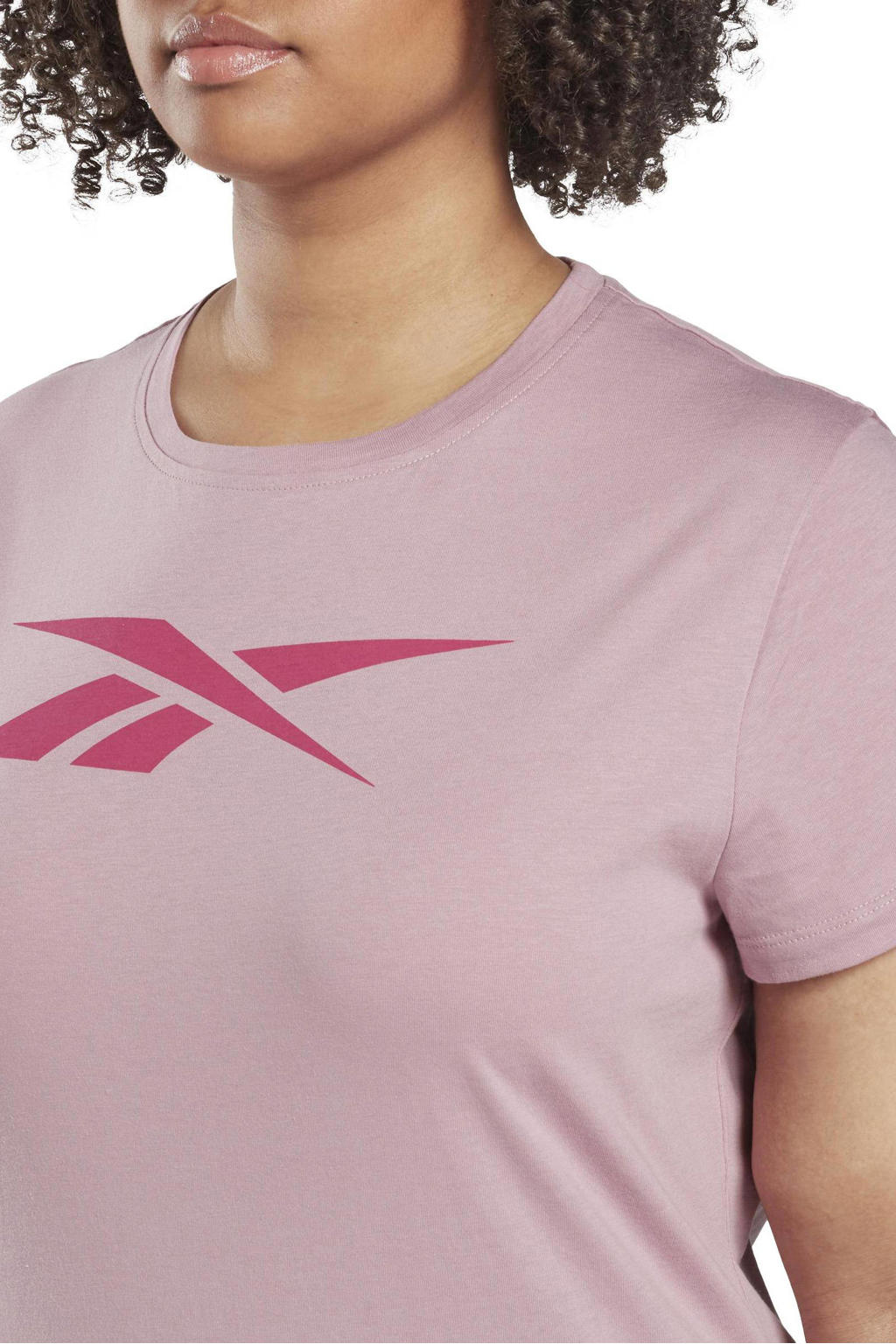 Reebok Training Plus Size sport Tshirt lila wehkamp