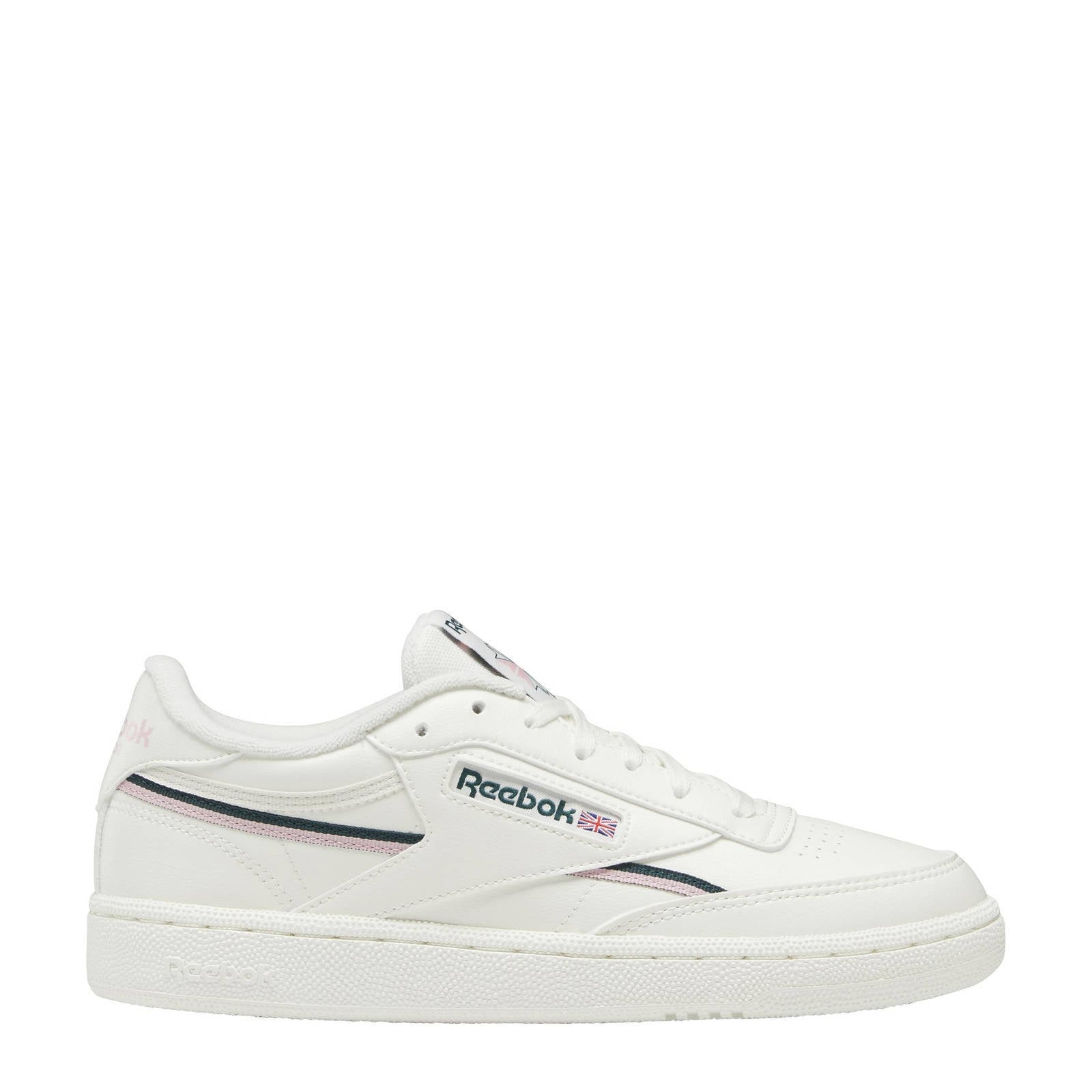 Reebok Classics Club C 85 sneakers ecru/roze/groen | wehkamp