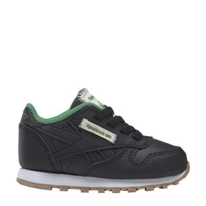 Classic Leather  sneakers zwart/groen/wit
