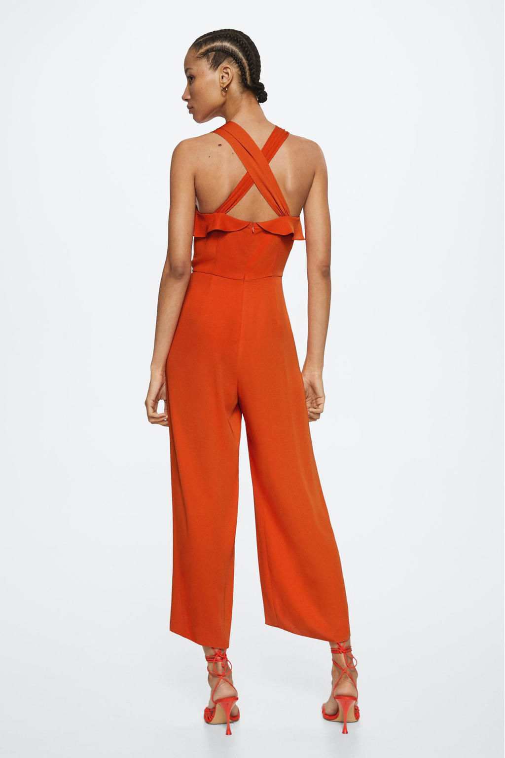 Mango jumpsuit rood kopen? in huis wehkamp