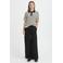 ICHI wide leg pantalon IHKATE van polyester zwart