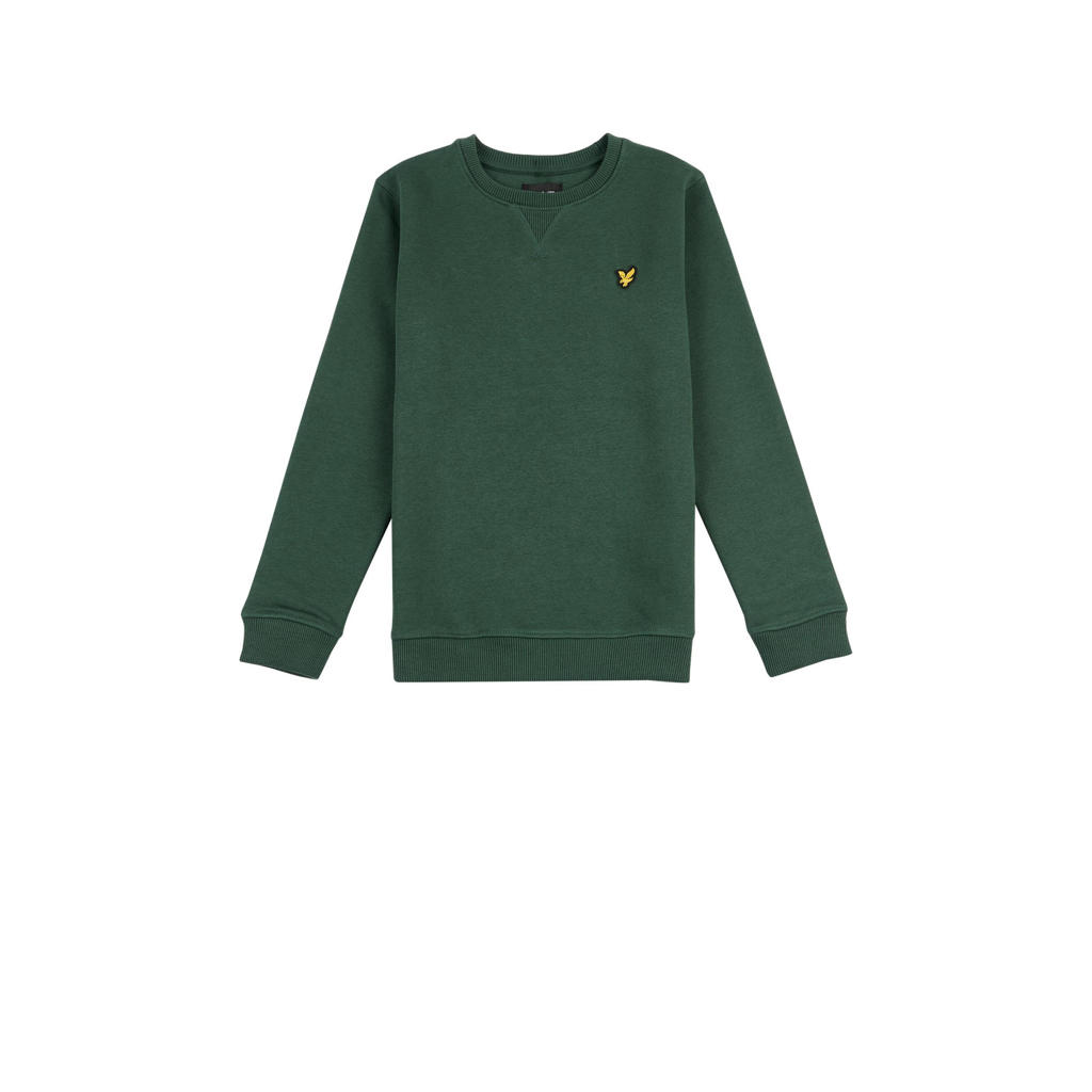 Lyle & Scott sweater met logo groen