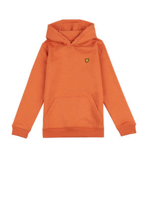 hoodie met logo oranje