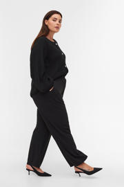 thumbnail: Zizzi high waist wide leg legging zwart