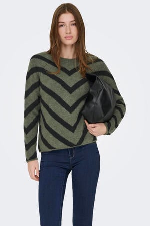pullover bruin gebreid