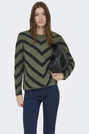 pullover bruin gebreid