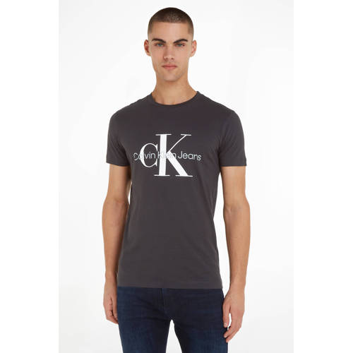 CALVIN KLEIN JEANS T-shirt met logo black afbeelding