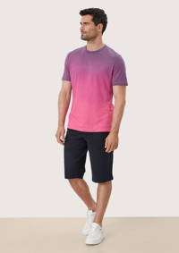 s.Oliver dip-dye regular fit T-shirt roze