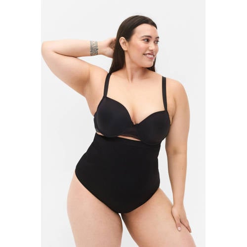 Zizzi high waist corrigerende string zwart afbeelding