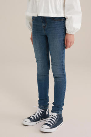 super skinny jeans dark blue denim