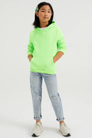 thumbnail: WE Fashion Blue Ridge unisex hoodie limegroen