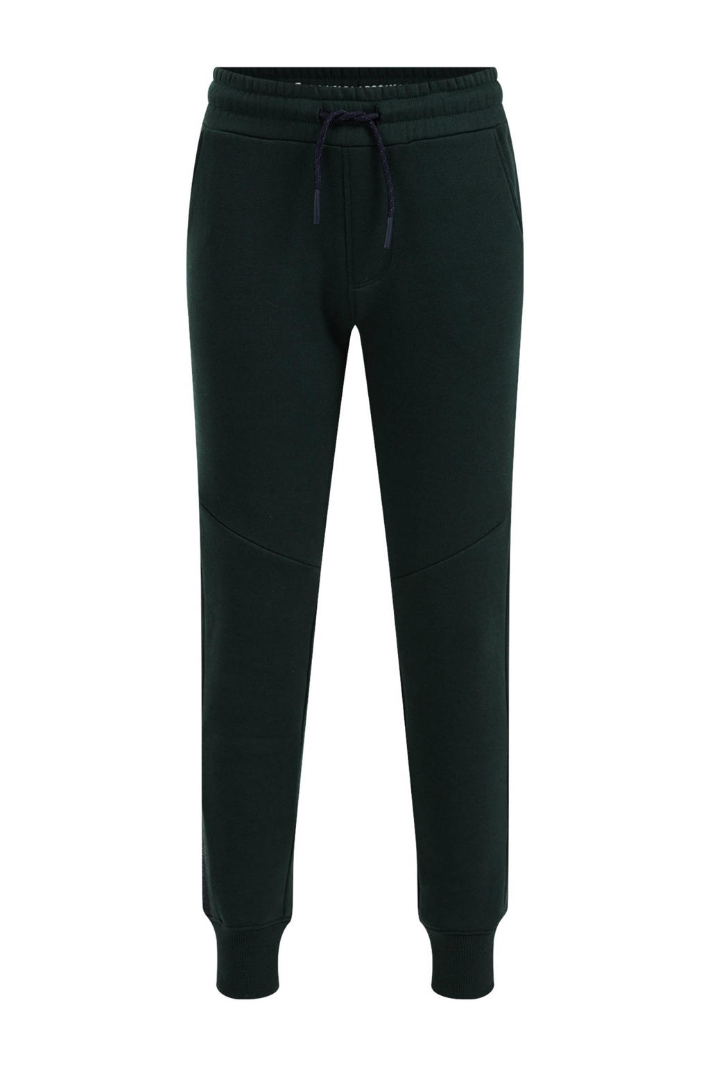 We Fashion Slim Fit Joggingbroek Donkergroen Wehkamp 