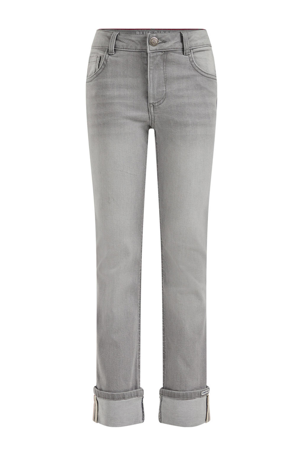 WE Fashion Blue Ridge straight fit jeans light grey denim wehkamp