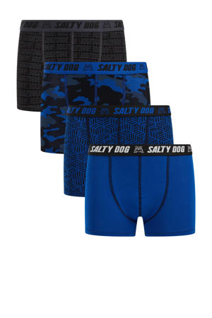   boxershort - set van 4 blauw/zwart