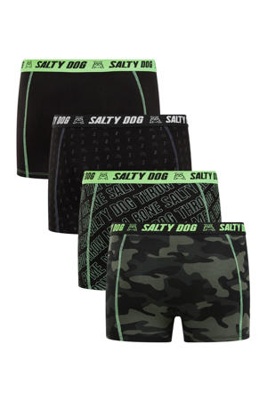   boxershort - set van 4 groen/zwart